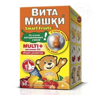 ВитаМишки Multi+ пастилки жевательные N30 | Я+аптека