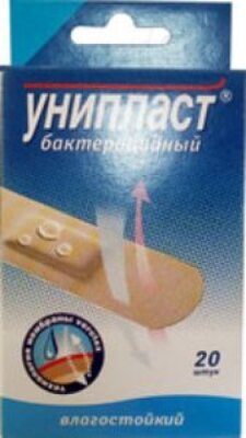 Лейкопластырь Унипласт бактер влагост 1,9 х 7,2см N 20 | Я+аптека
