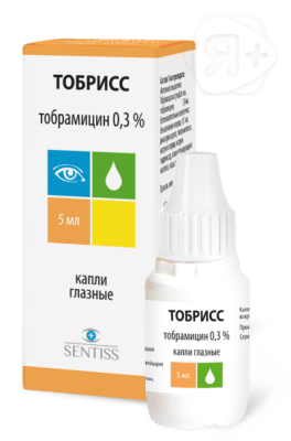 Тобрисс капли глазные фл 0,3% 5мл | Я+аптека