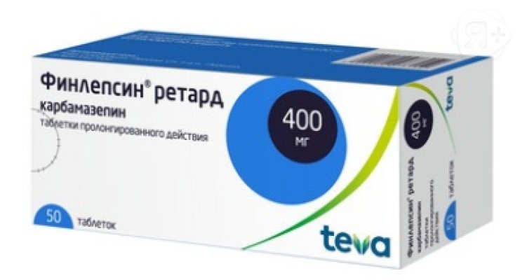 Финлепсин ретард таб пролонг 400мг N50 | Я+аптека