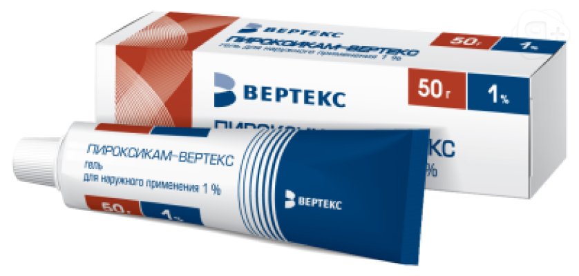 Пироксикам-Вертекс гель 1% 50г | Я+аптека